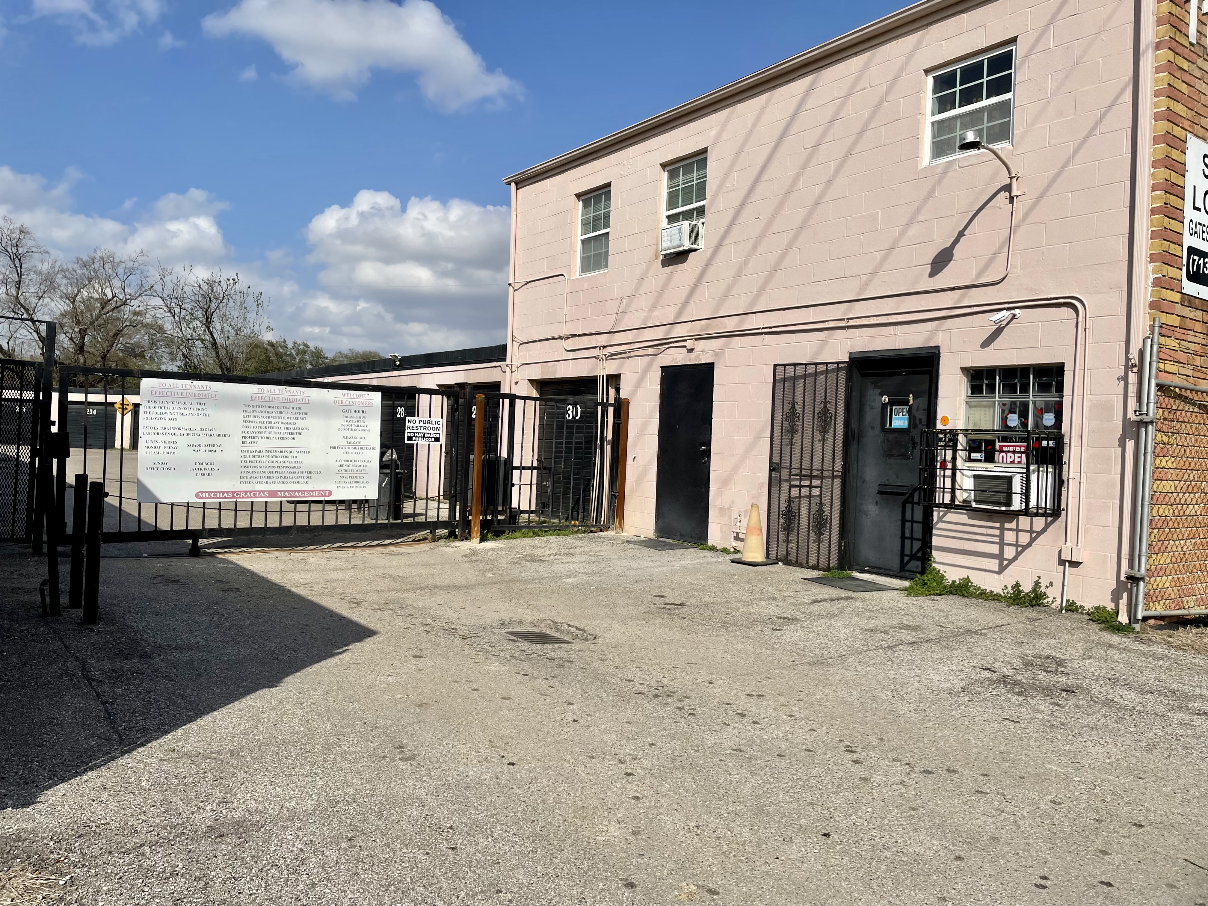 drive up access self storage pasadena tx